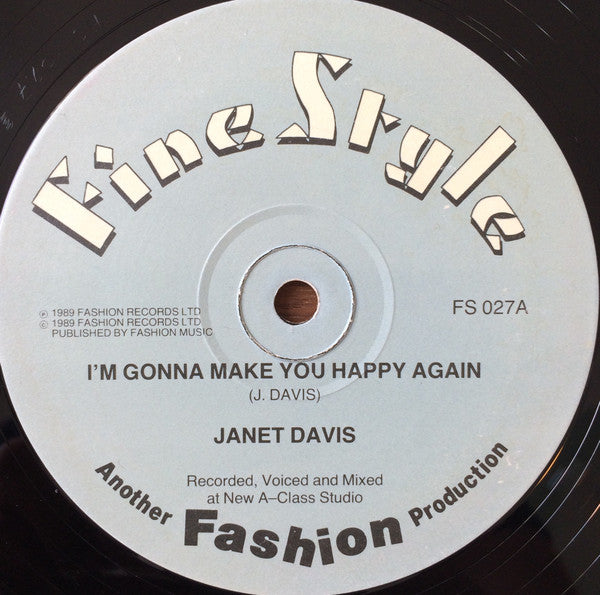 Janet Davis* / Shacko Lee : I'm Gonna Make You Happy Again / I'm In Love (12")