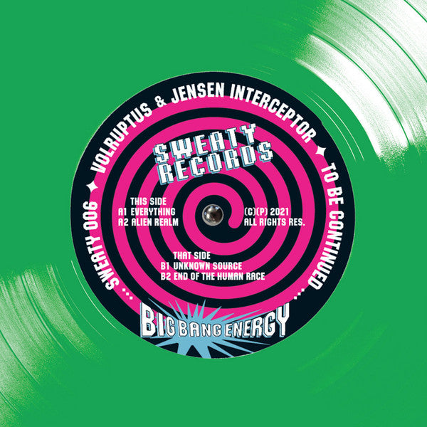 Volruptus & Jensen Interceptor (2) : Big Bang Energy (12", EP, Gre)