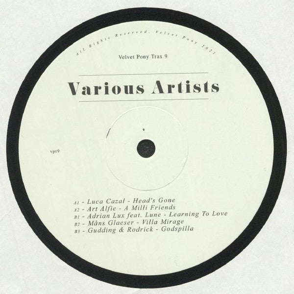 Various Artists* : Velvet Pony Trax 9 (12")