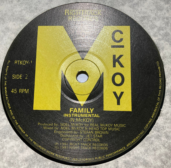 McKoy : Family (12")