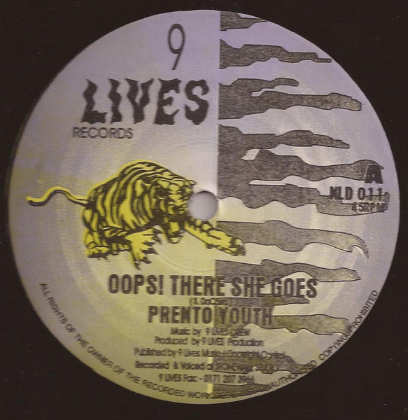 Prento Youth : Oops! There She Goes (12")