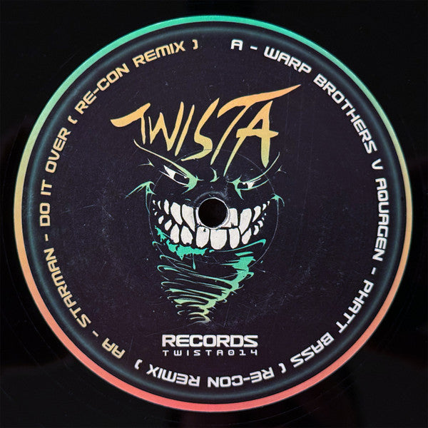 Warp Brothers V Aquagen / Starman (3) : Phatt Bass (Re-Con Remix) / Do It Over (Re-Con Remix) (12")