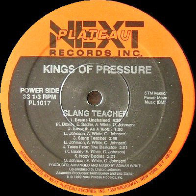 Kings Of Pressure : Slang Teacher (LP, Album)