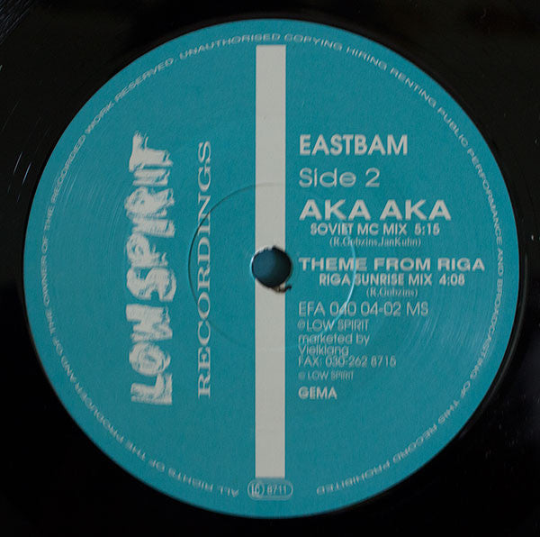 East Bam* : Aka Aka (12", Lab)