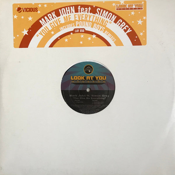 Mark John Feat. Simon Grey : You Give Me Everything (12")