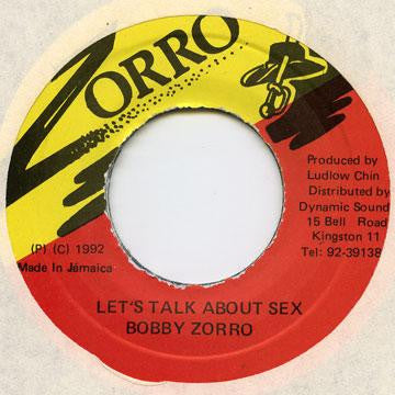 Bobby Zarro : Lets Talk About Sex (7")