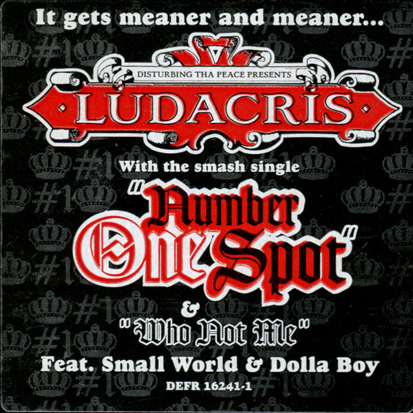 Ludacris : Number One Spot (12", Promo)