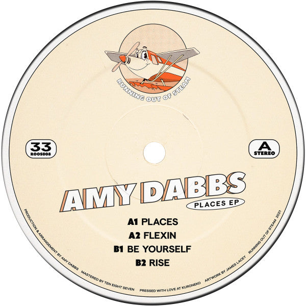 Amy Dabbs : Places EP (12", EP, Gol)