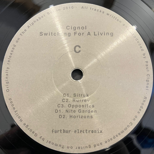 Cignol : Switching For A Living (2x12", Album, RE)