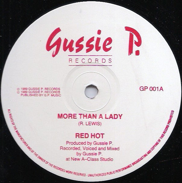 Red Hot : More Than A Lady / Feeling The Heat (12")