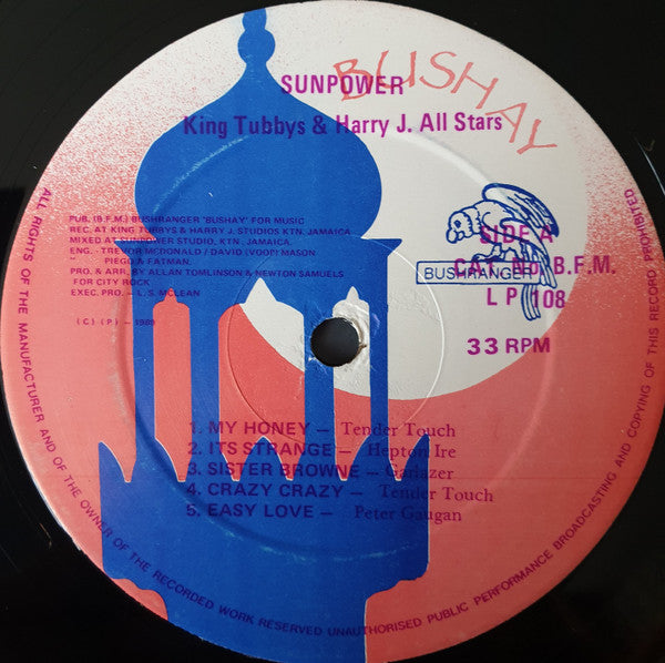 Various Artiste*, King Tubby & Harry J All Stars* : Sun Power Vol.1 (LP, Comp)