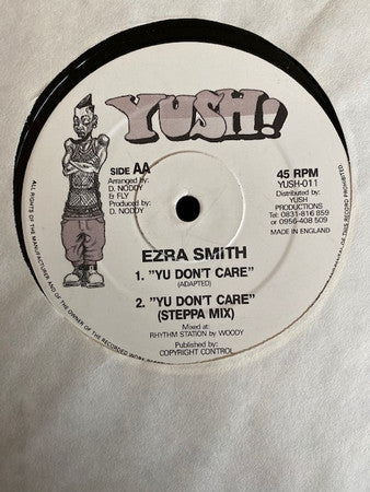 Carole Golding / Ezra Smith : Stroke Yu Up / Yu Don't Care (12")