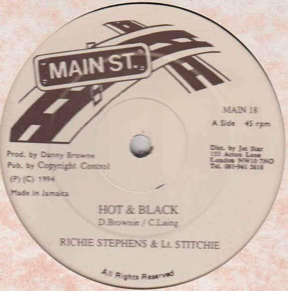 Richie Stephens & Lt. Stitchie* / Professor Major : Hot & Black / Want A Bleigh (12")