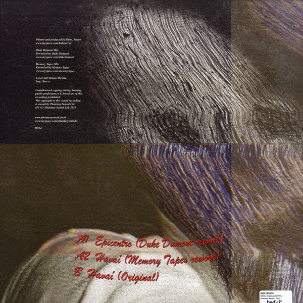Babe, Terror : Havai (12", Ltd, Whi)