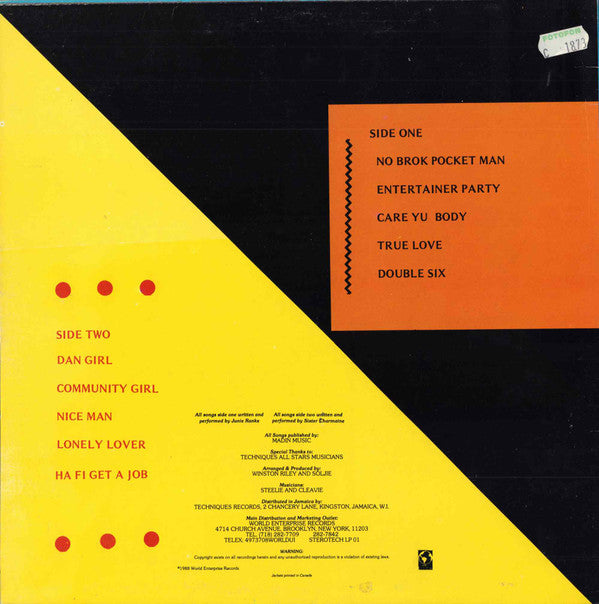June Ranks* / Sister Charmaine : June Ranks Meets Sister Charmaine (LP, Album)