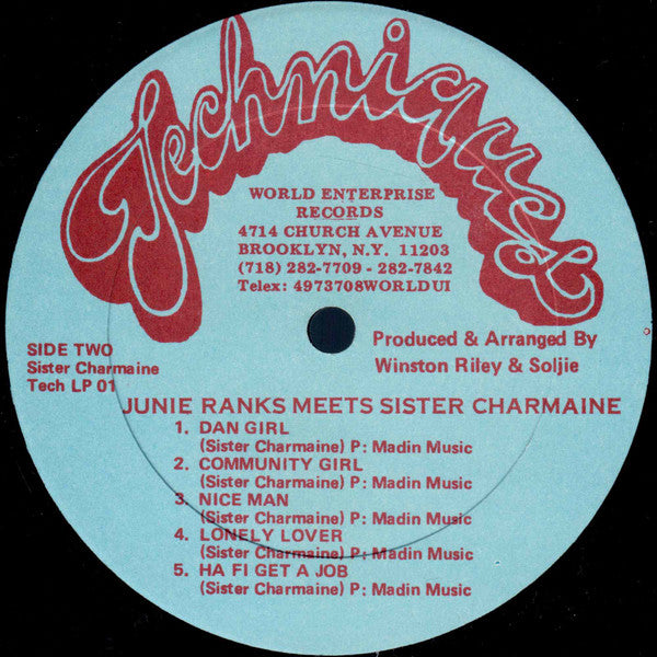 June Ranks* / Sister Charmaine : June Ranks Meets Sister Charmaine (LP, Album)