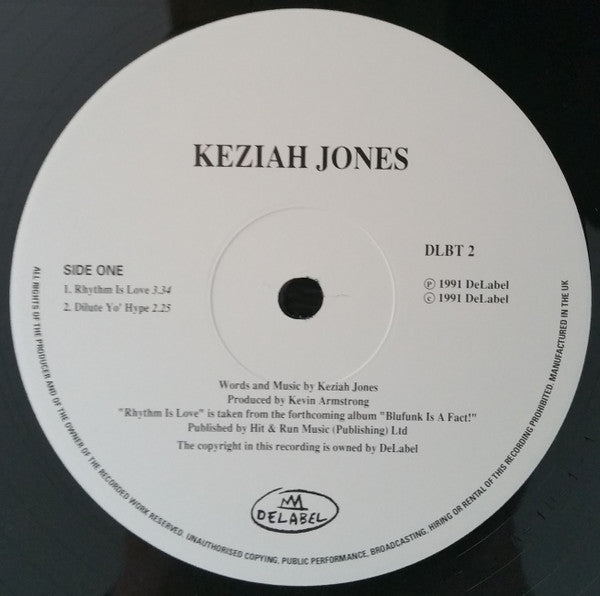 Keziah Jones : Rhythm Is Love (12", Single)