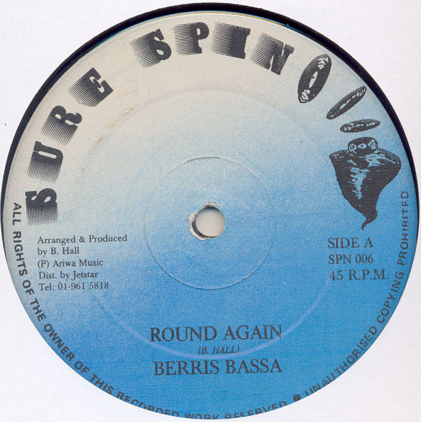 Berris Bassa : Round Again (12")