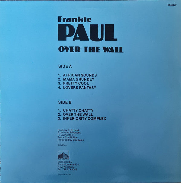 Frankie Paul : Over The Wall (LP, Album)