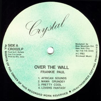 Frankie Paul : Over The Wall (LP, Album)