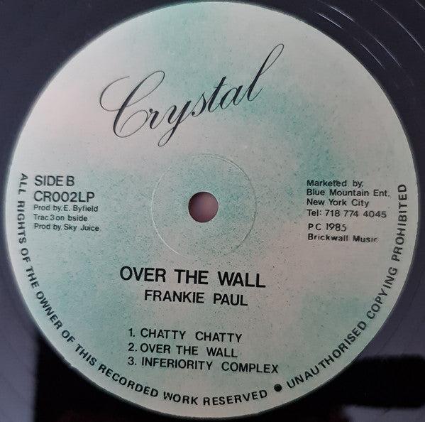 Frankie Paul : Over The Wall (LP, Album)