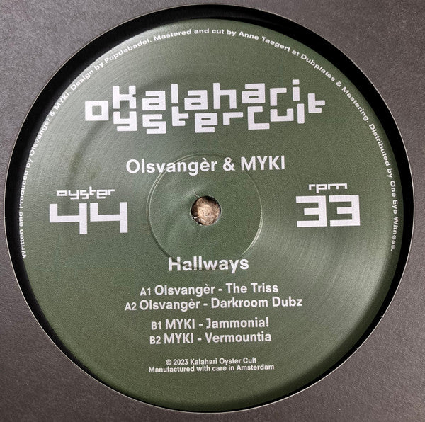 Olsvangèr & MYKI : Hallways (12", EP)