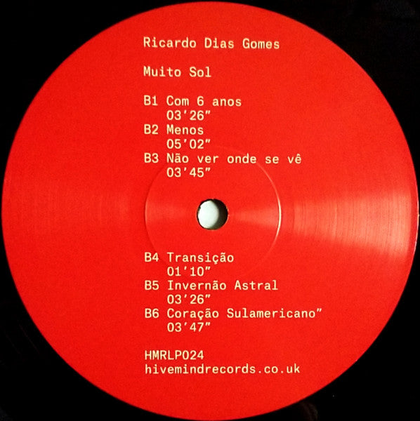 Ricardo Dias Gomes : Muito Sol (LP, Album, Ltd)
