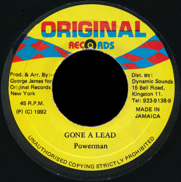 Powerman : Gone A Lead (7")
