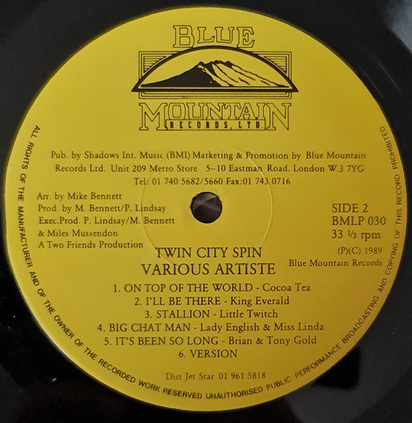 Various : Twin City Spin (LP, Comp)
