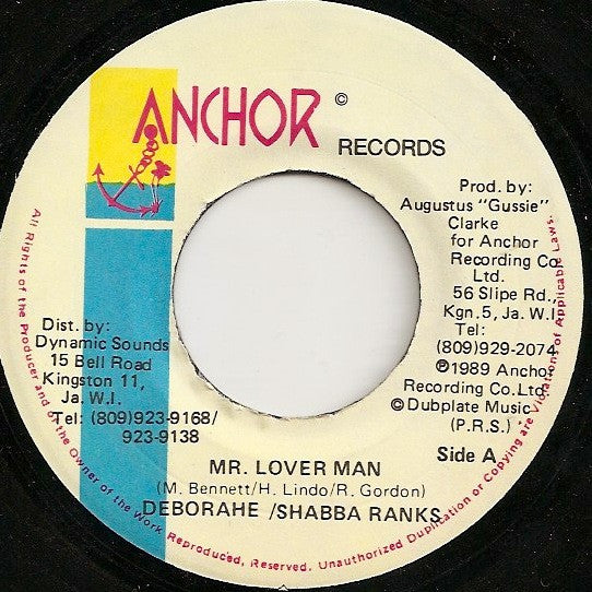 Shabba Ranks / Deborahe* : Mr. Lover Man (7")