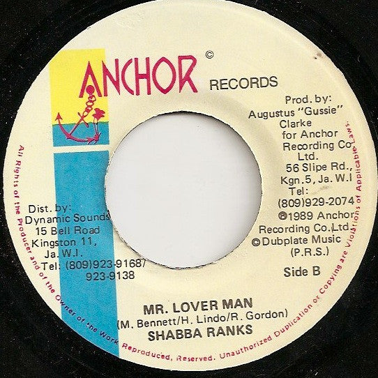 Shabba Ranks / Deborahe* : Mr. Lover Man (7")