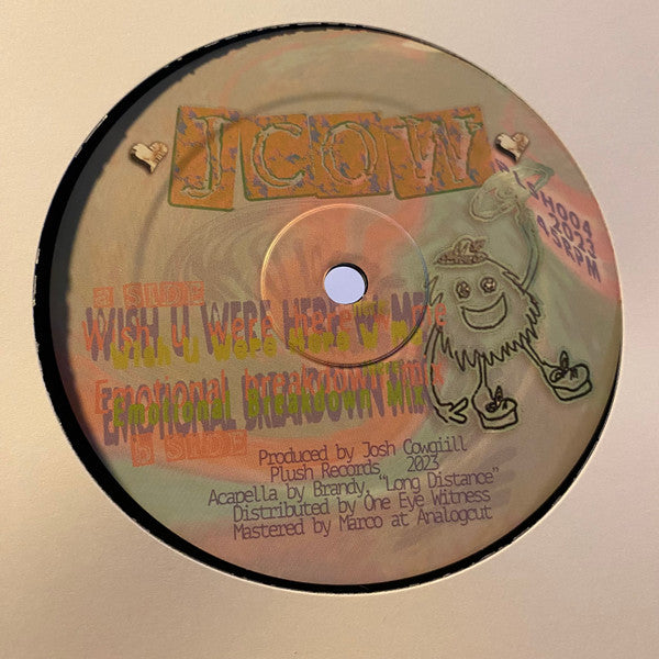 Jcow : Wish U Were Here W Me (12")