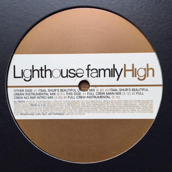 Lighthouse Family : High (12", Promo)