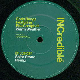 Chris Bangs Featuring Rita Campbell : Warm Weather (12")