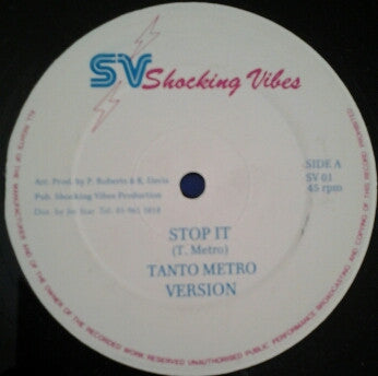 Tanto Metro / Little Lenny & Kelly* : Stop It / Halla Yea (12")