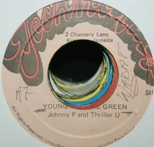 Johnny P & Thriller U : Young And She Green (7")