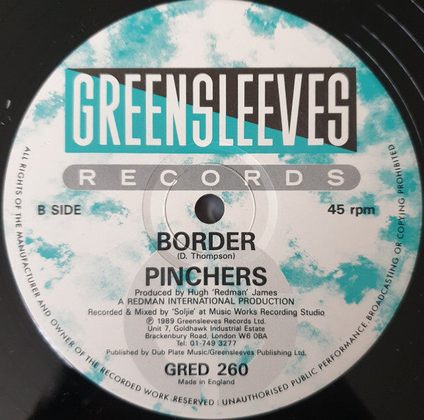 Pinchers : Blinking Something / Border (12")