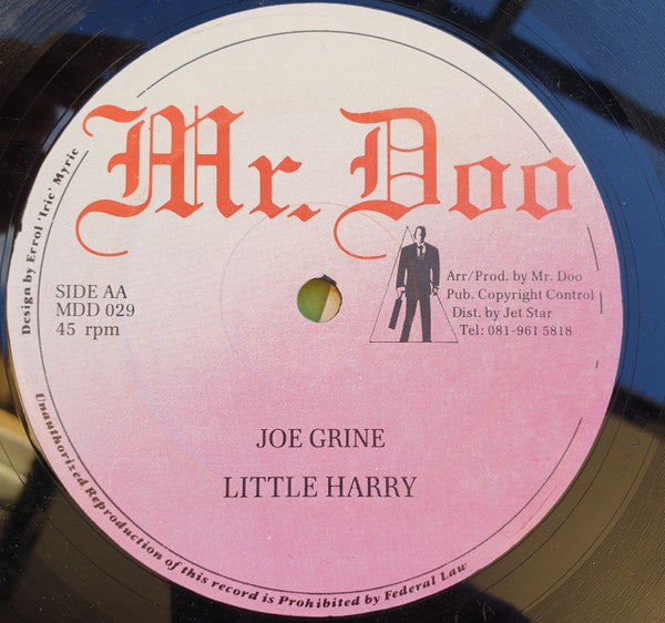 Culture T.* / Little Harry : Clean & Fresh / Joe Grine  (12")