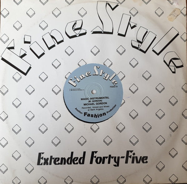 Michael Gordon (4) : Magic Feeling (12")