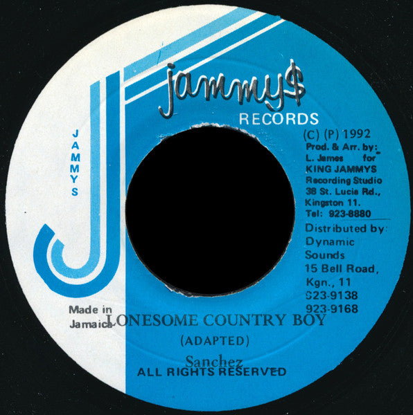 Sanchez : Lonesome Country Boy (7")