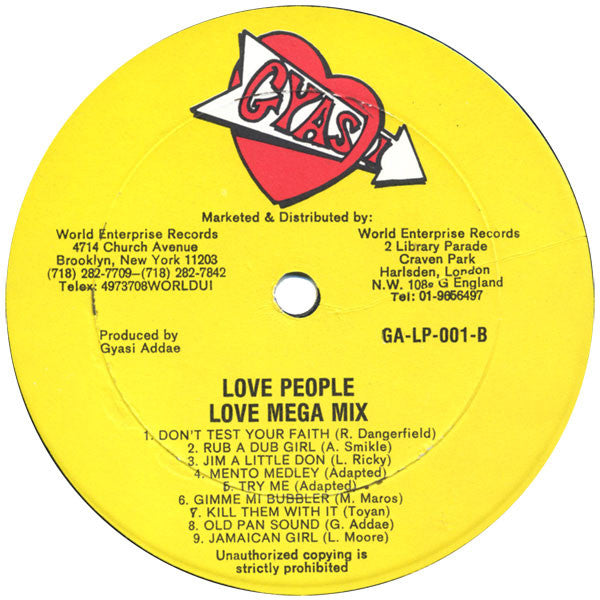 D.J. Carlton / D.J. Paul (2) : Live Mega Mix (LP, Mixed)