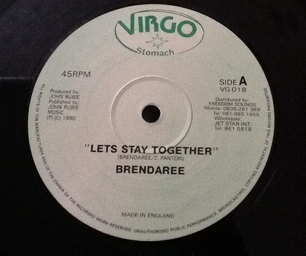 Brendaree : Let's Stay Together (12")