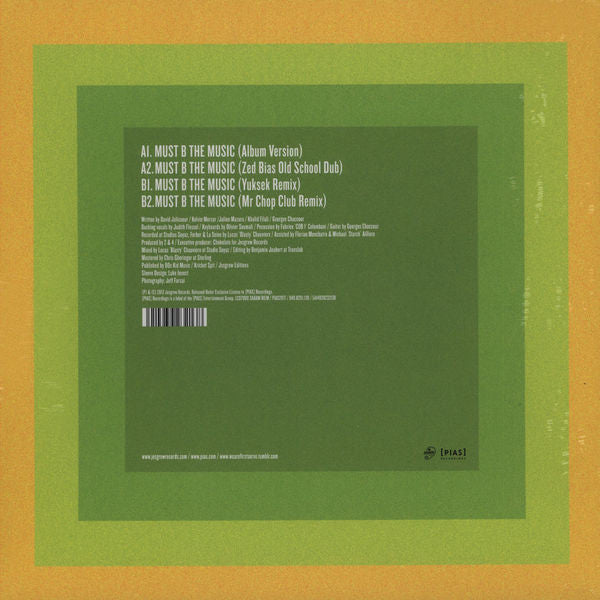 De La Soul 's Plug 1 & Plug 2 Present... First Serve : Must B The Music (12", RSD, Single, Ltd)