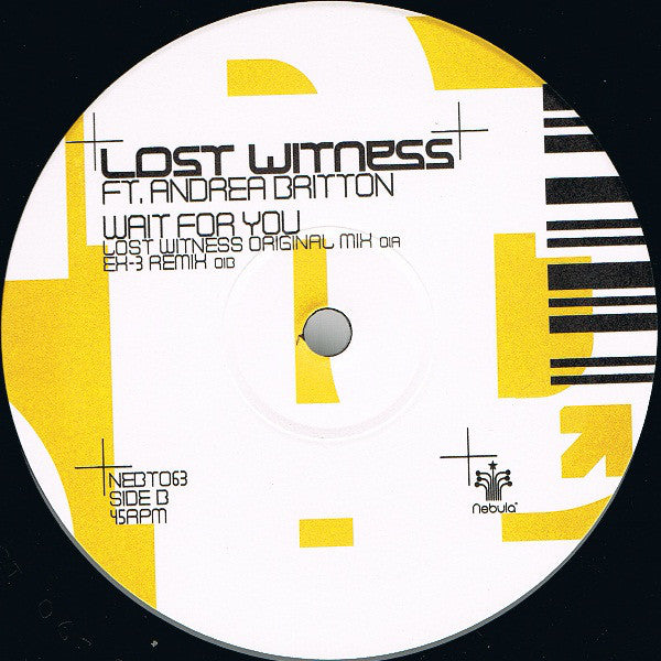 Lost Witness Ft. Andrea Britton : Wait For You (12")
