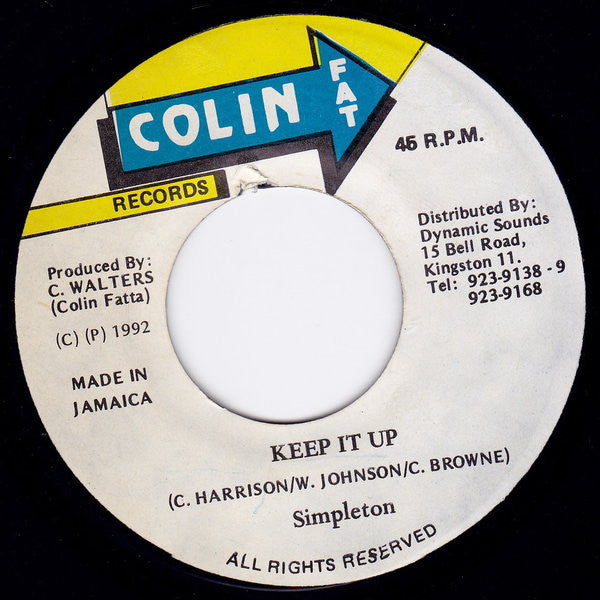 Simpleton : Keep It Up (7")
