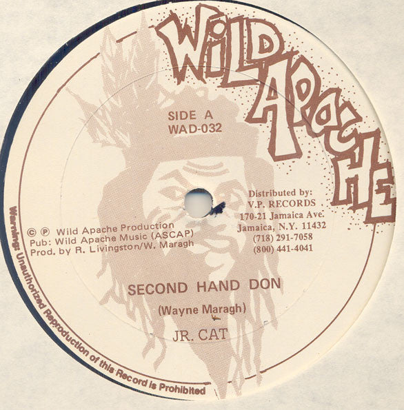 Jr. Cat* / Little Howie : Second Hand Don / Or You Sure (12")