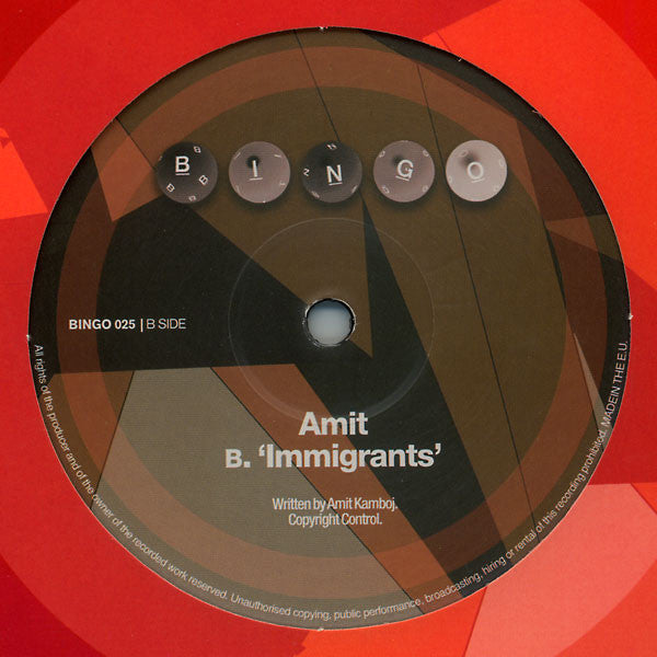 Amit : Second Cut / Immigrants (12")