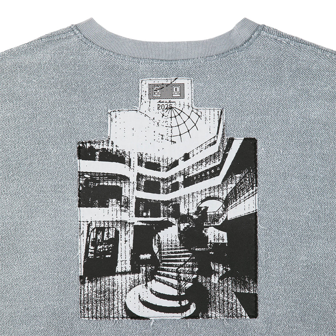 Cav Empt Overdye FK MindfulnessBlock Crew Neck Grey