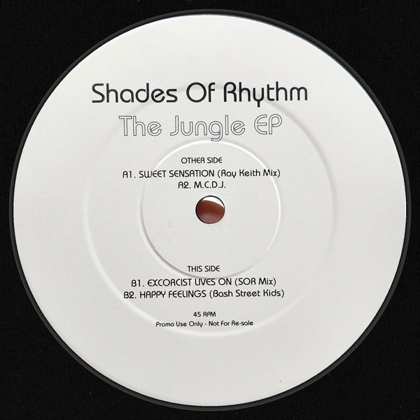 Shades Of Rhythm : The Jungle EP (12", EP, Promo)