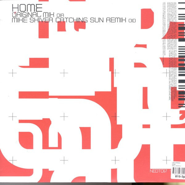 Lost Witness Ft. Tiff Lacey : Home (12")